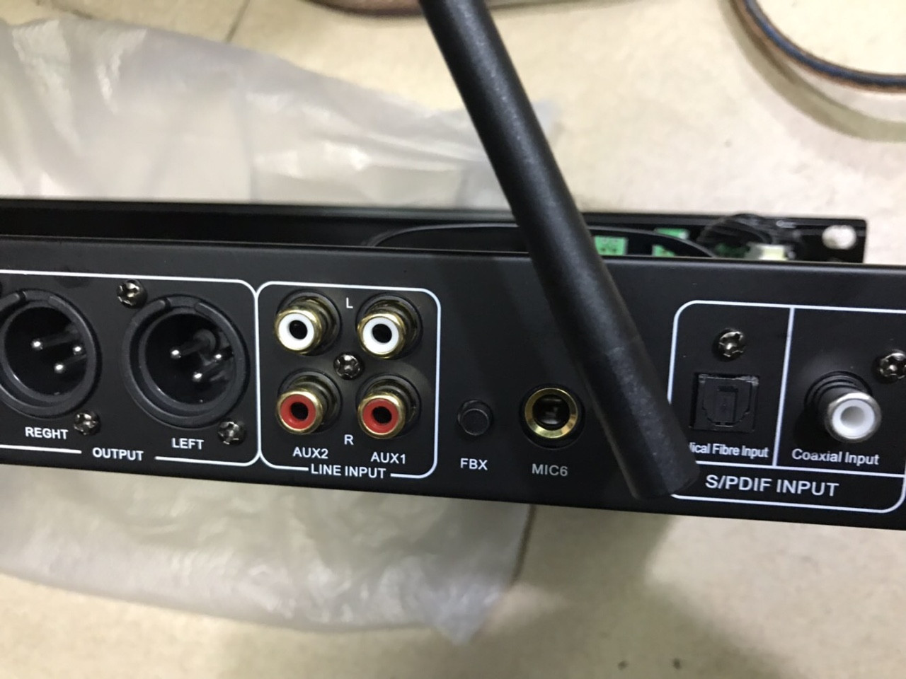 Vang cơ chống hú kết hợp Bluetooth cổng quang